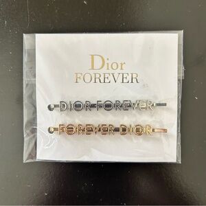 Dior Forever Hair Clips - Gold and Silver